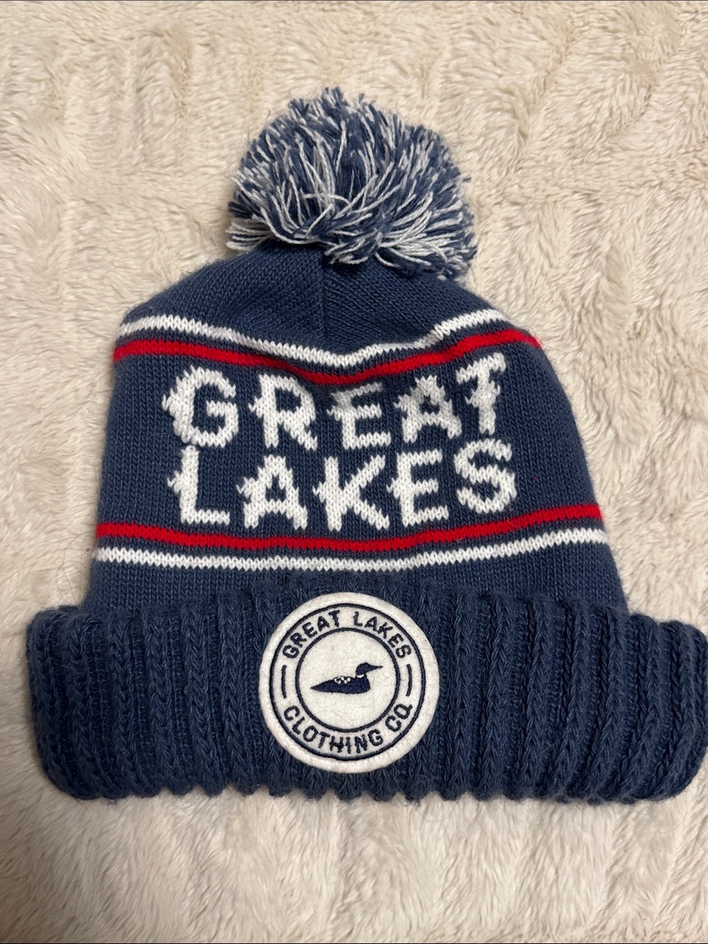 Great Lakes Pom Beanie
